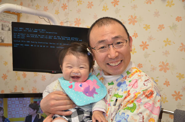 お子さんの笑顔が大好きなのです。